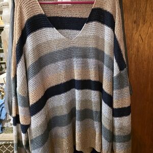 Knox Rose Multicolor V-Neck Sweater